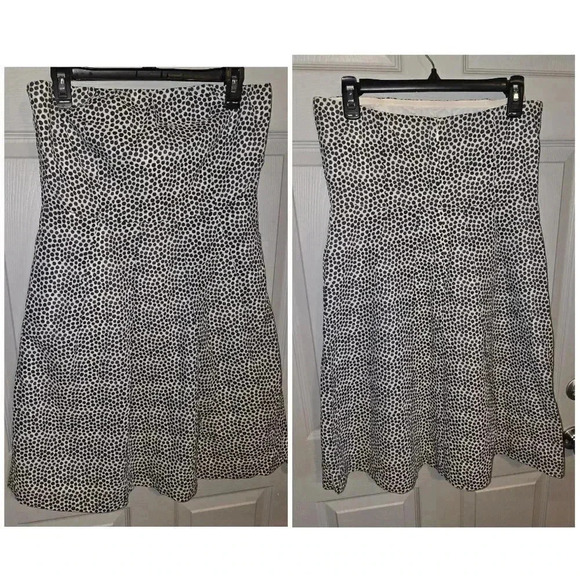 NWT J.CREW J CREW Cotton Strapless Dress w/ Pockets Fit & Flare Women's 10 or L - Picture 2 of 11